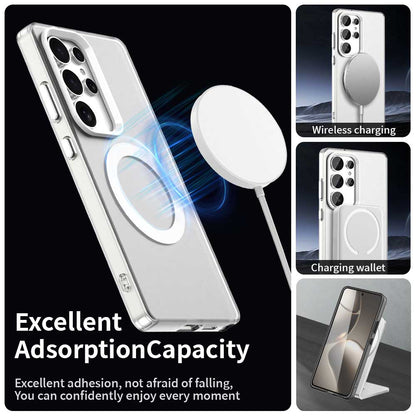 MagSafe Case for Samsung Galaxy S25 Ultra S938, Techsuit, CandyCase, White
