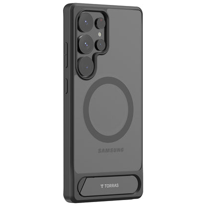 MagSafe Case for Samsung Galaxy S25 Ultra S938, Torras, Pstand, Black