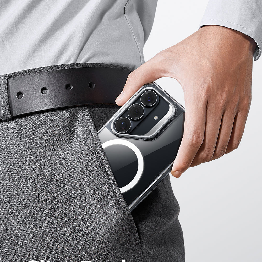 MagSafe Case for Samsung Galaxy S26 S942, ESR, Classic Hybrid Kickstand, Transparent