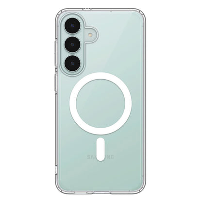MagSafe Case for Samsung Galaxy S26 FE S741, Spigen, Ultra Hybrid, Clear White ACS11636