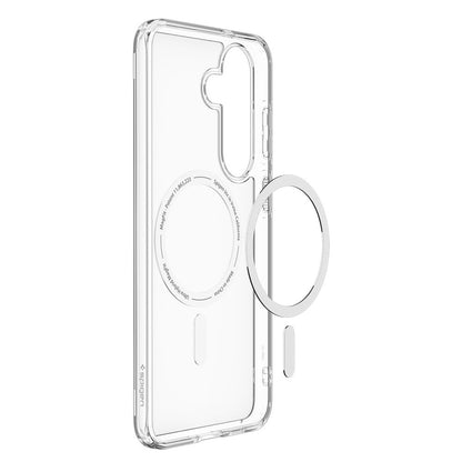 MagSafe Case for Samsung Galaxy S26 FE S741, Spigen, Ultra Hybrid, Clear White ACS11636