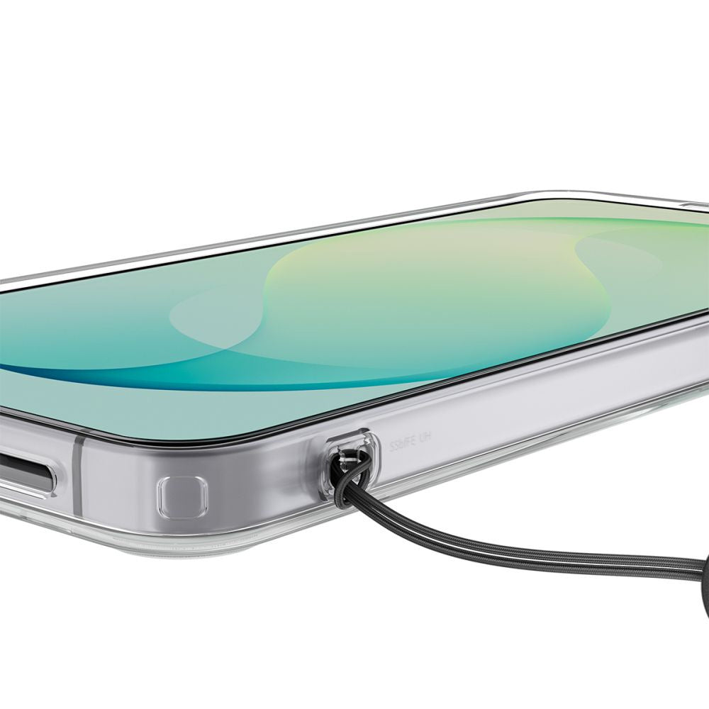 MagSafe Case for Samsung Galaxy S26 FE S741, Spigen, Ultra Hybrid, Clear White ACS11636