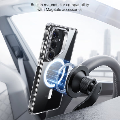 MagSafe Case for Samsung Galaxy S26 Plus S947, ESR, Classic Hybrid Kickstand, Transparent