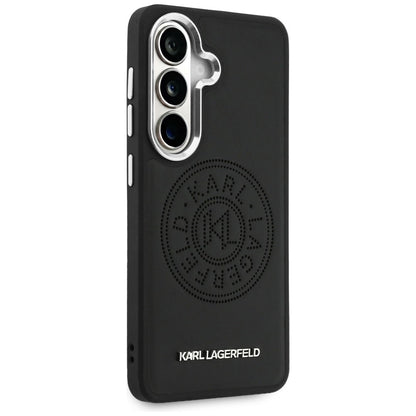 MagSafe Case for Samsung Galaxy S26 Plus S947, Karl Lagerfeld, Karl Round Point Logo, Black