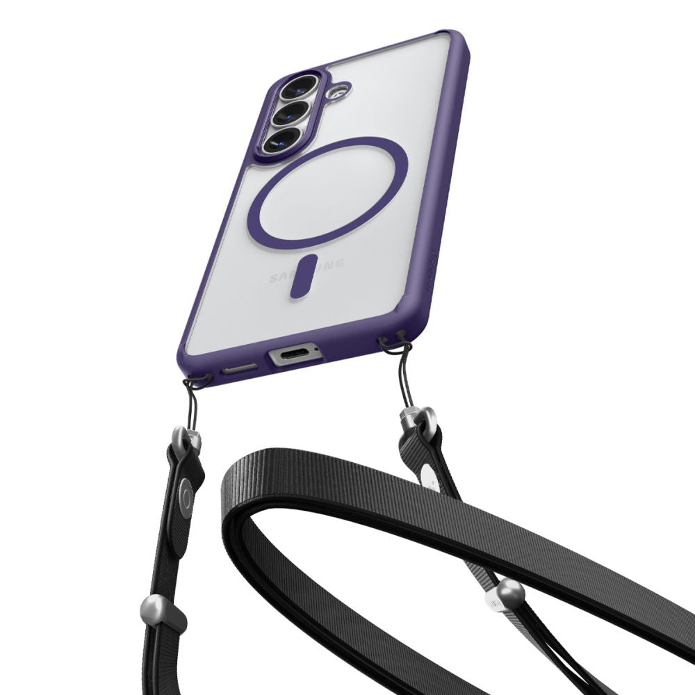 MagSafe Case for Samsung Galaxy S26 Plus S947, Spigen, Ultra Hybrid, Dark Purple ACS11214