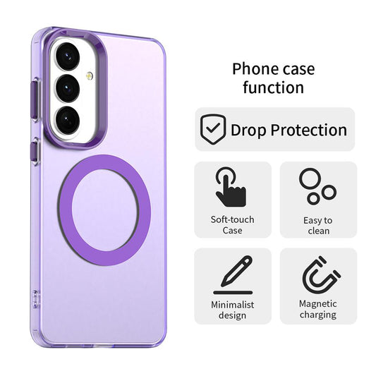MagSafe Case for Samsung Galaxy S26 Plus, Techsuit, CandyCase, Purple