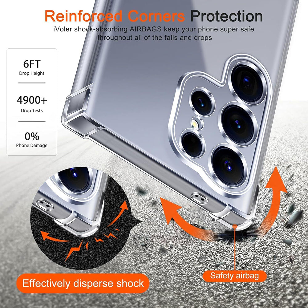 MagSafe Case for Samsung Galaxy S26 Plus, Techsuit, Shockproof, Transparent