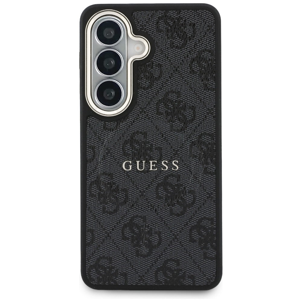 MagSafe Case for Samsung Galaxy S26 S942, Guess, 4G Embossed Ring, Black