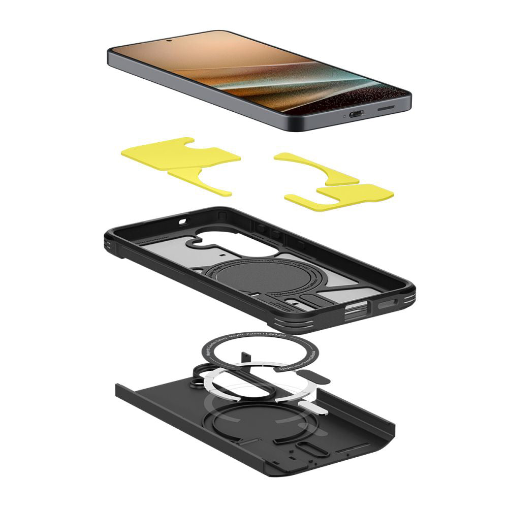 MagSafe Case for Samsung Galaxy S26 S942, Spigen, Tough Armor, Black ACS10738