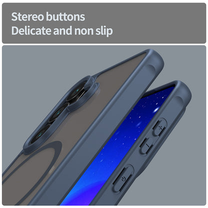 MagSafe Case for Samsung Galaxy S26, Techsuit, HaloFrost II, Navy Blue