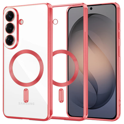 MagSafe Case for Samsung Galaxy S26, Techsuit, Luxury Crystal, Pink