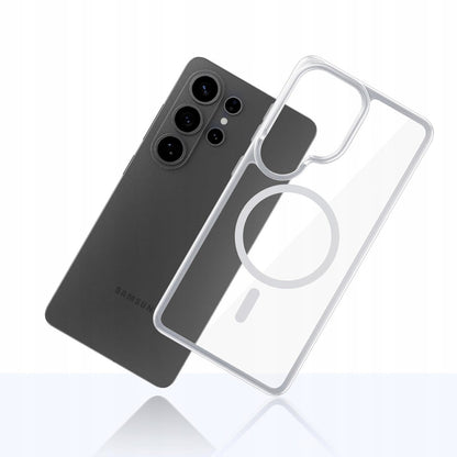 MagSafe Case for Samsung Galaxy S26 Ultra S948, 3MK, Armor MagCase, Transparent