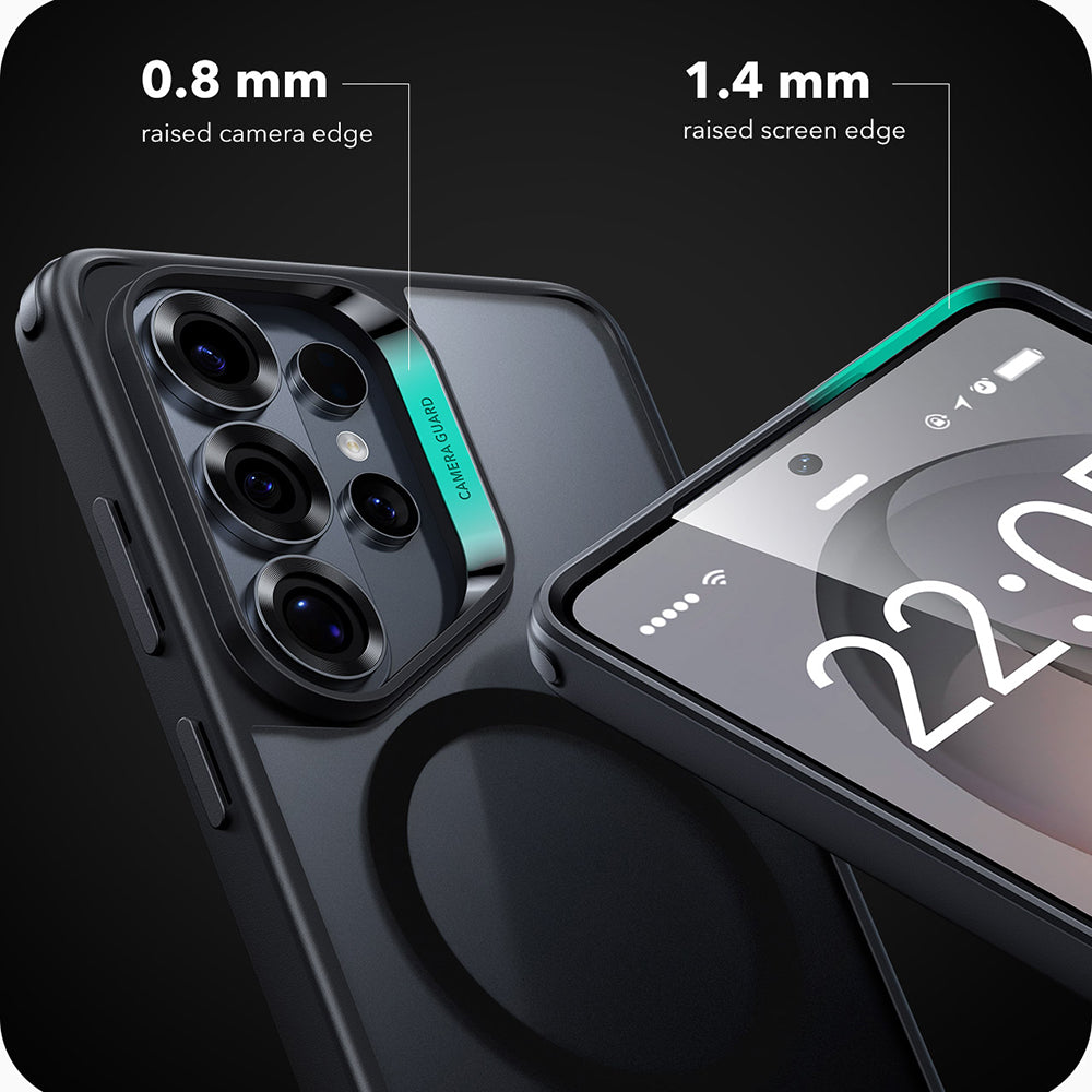 MagSafe Case for Samsung Galaxy S26 Ultra S948, ESR, Classic Hybrid, Satin Black