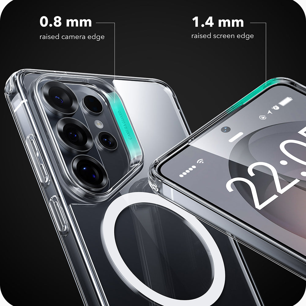 MagSafe Case for Samsung Galaxy S26 Ultra S948, ESR, Classic Hybrid, Transparent