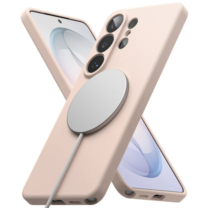 MagSafe Case for Samsung Galaxy S26 Ultra, Ringke, Silicone, Pink