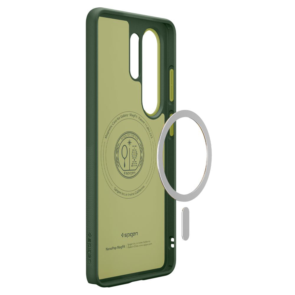 MagSafe Case for Samsung Galaxy S26 Ultra S948, Spigen, Caseology Nano Pop, Green ACS11039