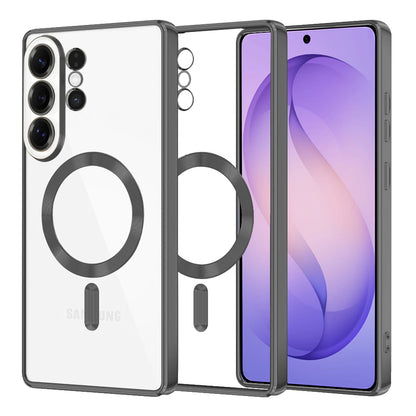 MagSafe Case for Samsung Galaxy S26 Ultra, Techsuit, Luxury Crystal, Black