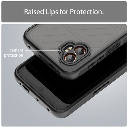 MagSafe Case for Samsung Galaxy XCover7 Pro, Techsuit, HaloFrost II, Black