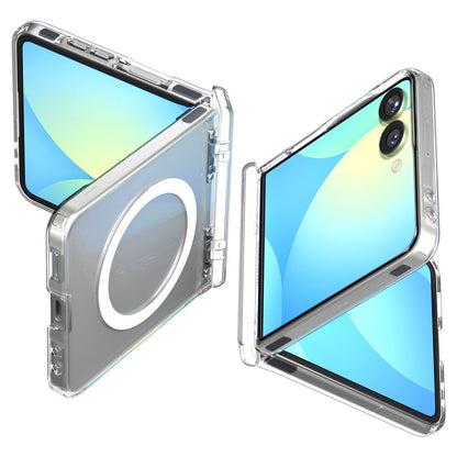 MagSafe Case for Samsung Galaxy Z Flip7 F766, Spigen, Ultra Hybrid Pro, Transparent ACS09559