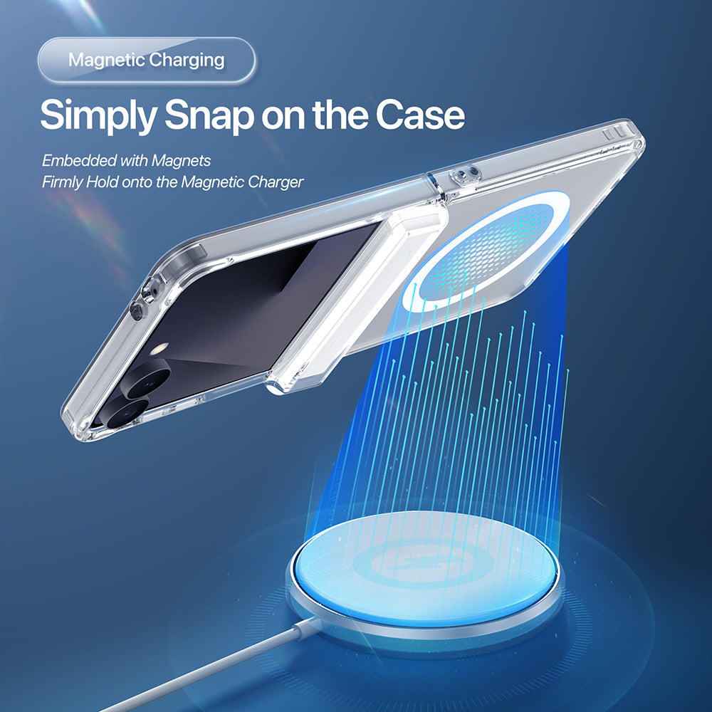 MagSafe Case for Samsung Galaxy Z Flip8 F776, DUX DUCIS, Clear, Transparent