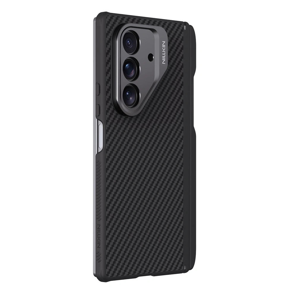 MagSafe Case for Samsung Galaxy Z Fold7 F966, Nillkin, CarboProp with Camera Cutout and S-Pen Holder, Black