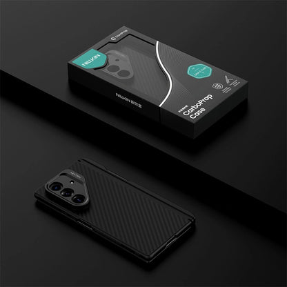 MagSafe Case for Samsung Galaxy Z Fold7 F966, Nillkin, CarboProp with Camera Cutout and S-Pen Holder, Black