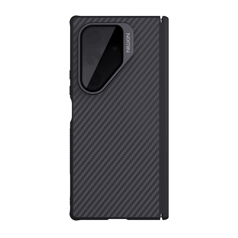 MagSafe Case for Samsung Galaxy Z Fold7 F966, Nillkin, CarboProp with Transparent Black Lens Cover, Black