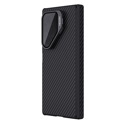 MagSafe Case for Samsung Galaxy Z Fold7 F966, Nillkin, CarboProp with Transparent Black Lens Cover, Black