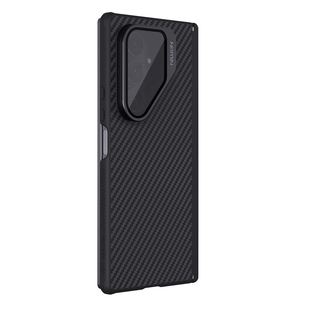 MagSafe Case for Samsung Galaxy Z Fold7 F966, Nillkin, CarboProp with Transparent Black Lens Cover, Black