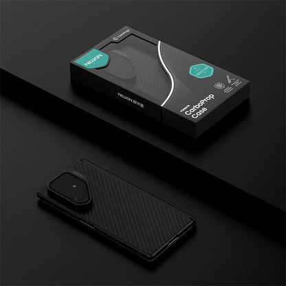 MagSafe Case for Samsung Galaxy Z Fold7 F966, Nillkin, CarboProp with Transparent Black Lens Cover, Black