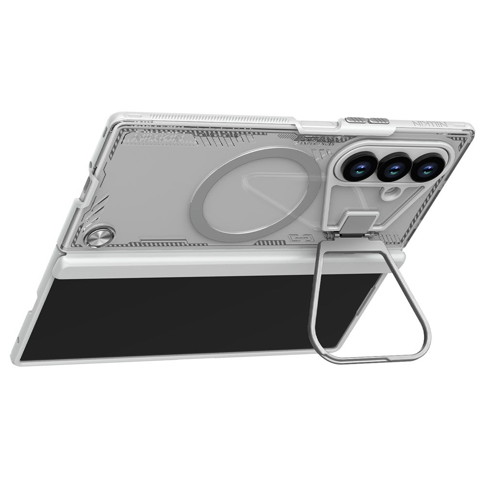 MagSafe Case for Samsung Galaxy Z Fold7 F966, Nillkin, Iceblade Prop with Camera Cutout, Gray