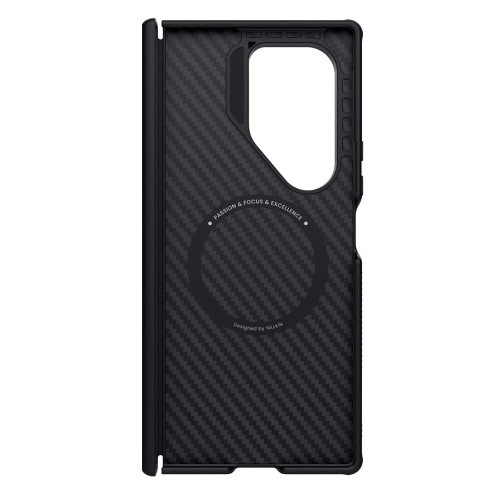 MagSafe Case for Samsung Galaxy Z Fold7 F966, Nillkin, Synthetic Fiber Pro, Black