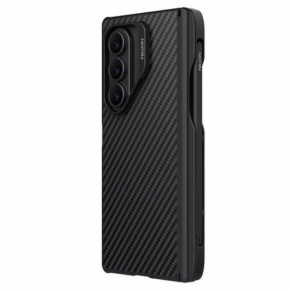 MagSafe Case for Samsung Galaxy Z Fold7 F966, Nillkin, Synthetic Fiber Pro with S-Pen Holder, Black