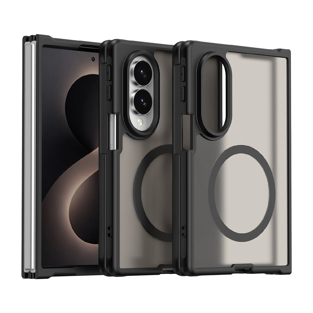 MagSafe Case for Samsung Galaxy Z Fold8 F971, Techsuit, HaloFrost II, Black