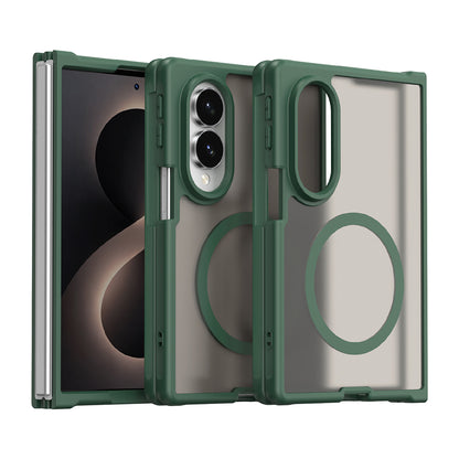 MagSafe Case for Samsung Galaxy Z Fold8 F971, Techsuit, HaloFrost II, Green