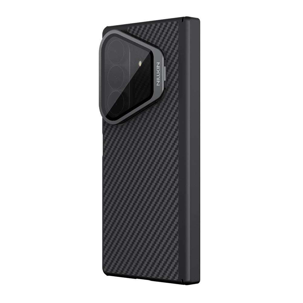 MagSafe Case for Samsung Galaxy Z Fold8 Ultra F976, Nillkin, CarboProp with Transparent Black Lens Cover, Black