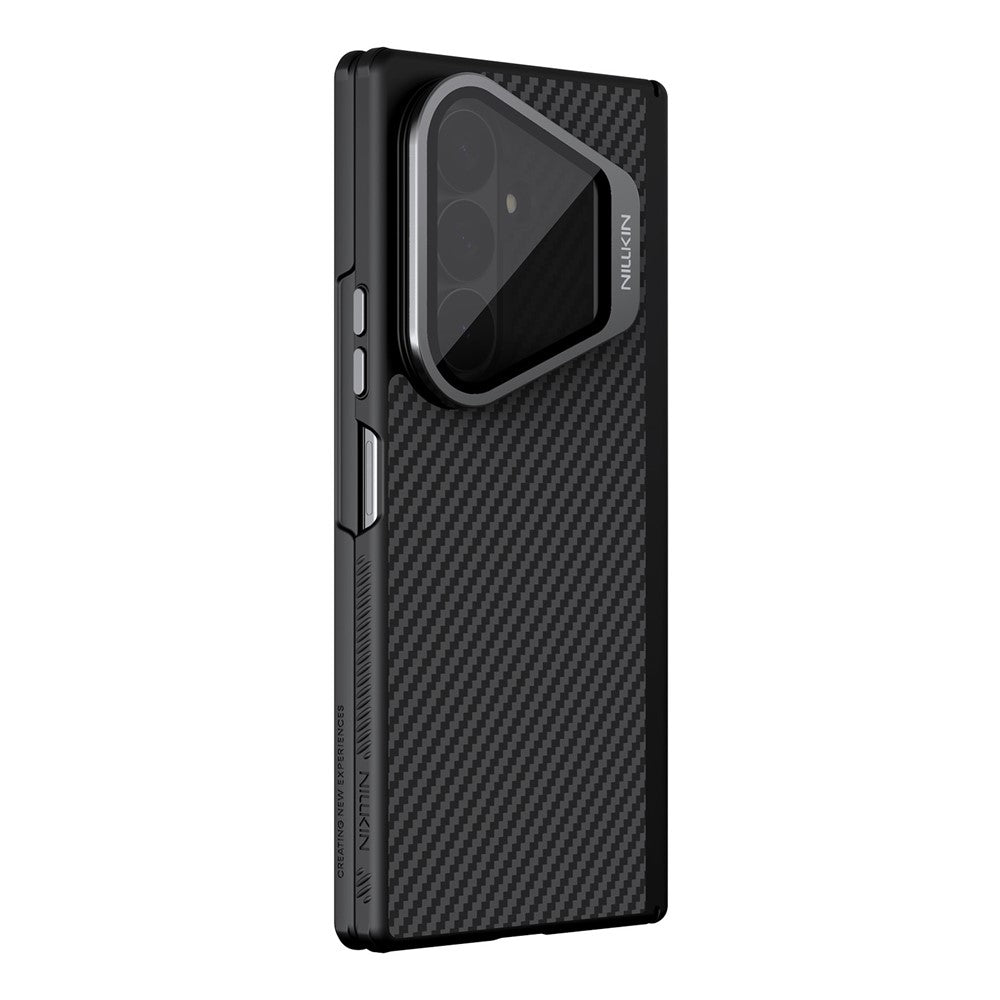 MagSafe Case for Samsung Galaxy Z Fold8 Ultra F976, Nillkin, CarboProp with Transparent Black Lens Cover, Black
