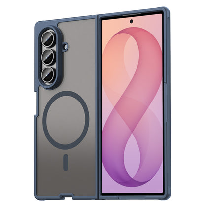 MagSafe Case for Samsung Galaxy Z Fold8 Ultra F976, Techsuit, HaloFrost II, Navy Blue