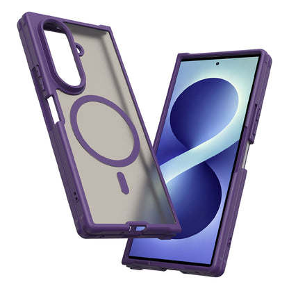 MagSafe Case for Samsung Galaxy Z Fold8 Ultra F976, Techsuit, HaloFrost II, Purple