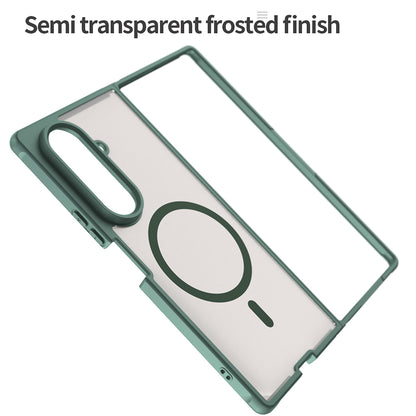 MagSafe Case for Samsung Galaxy Z Fold8 Ultra F976, Techsuit, HaloFrost II, Green