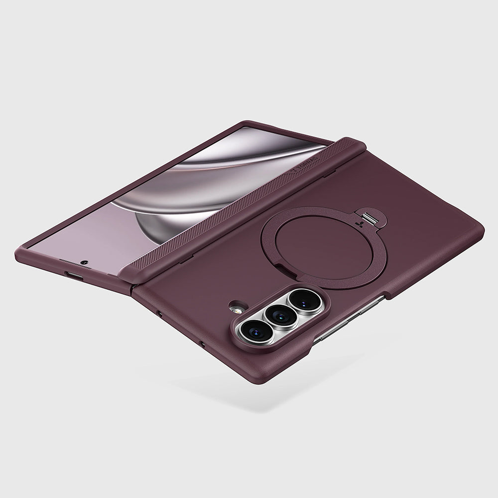 MagSafe Case for Samsung Galaxy Z Fold8 Ultra F976, Torras, Ostand Q3 Spin, Purple