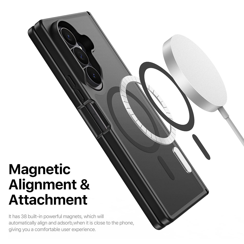 MagSafe Case for Samsung Galaxy Z Fold8 Ultra F976 / Z Fold7 F966, DUX DUCIS, Yind, Black
