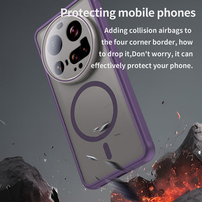 MagSafe Case for Xiaomi 15 Ultra, Techsuit, HaloFrost II, Purple