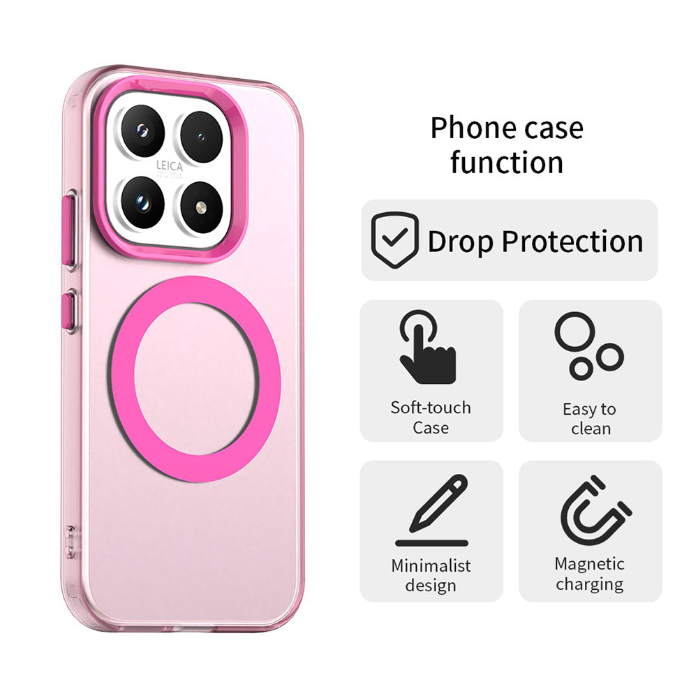 MagSafe Case for Xiaomi 17, Techsuit, CandyCase, Pink