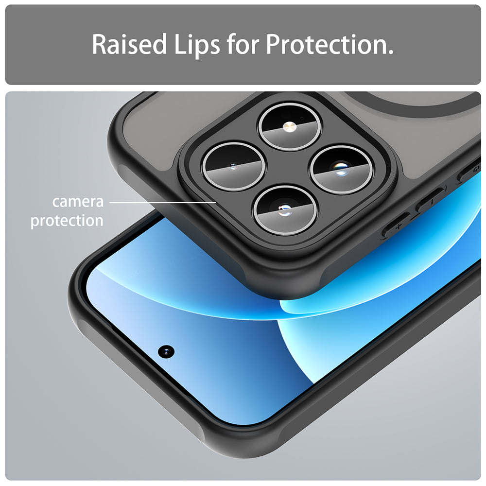 MagSafe Case for Xiaomi 17, Techsuit, HaloFrost II, Blue