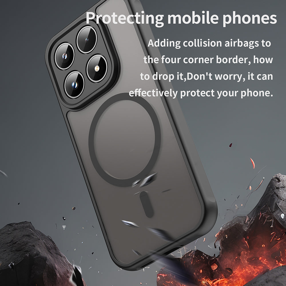 MagSafe Case for Xiaomi 17, Techsuit, HaloFrost II, Gold