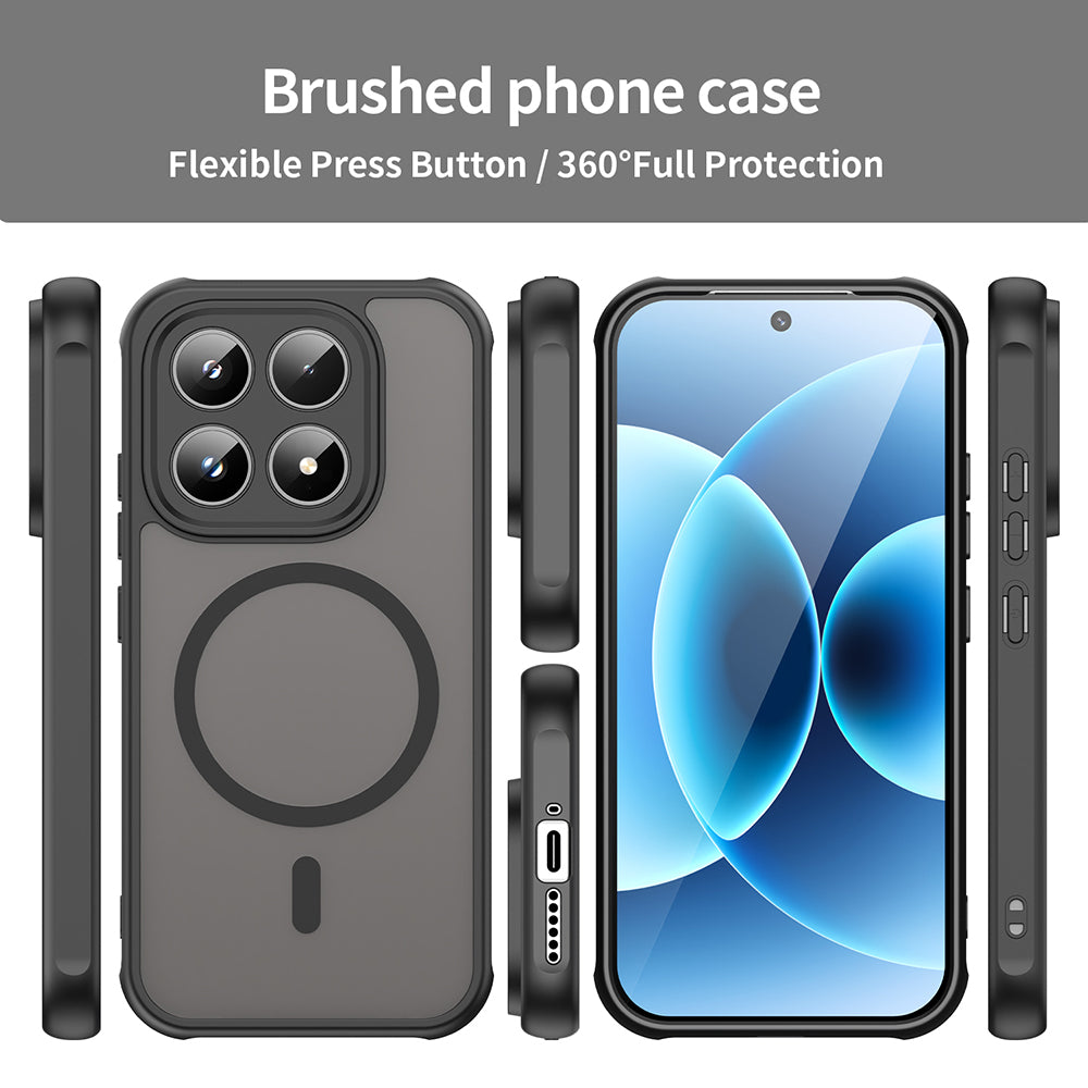 MagSafe Case for Xiaomi 17, Techsuit, HaloFrost II, Gold