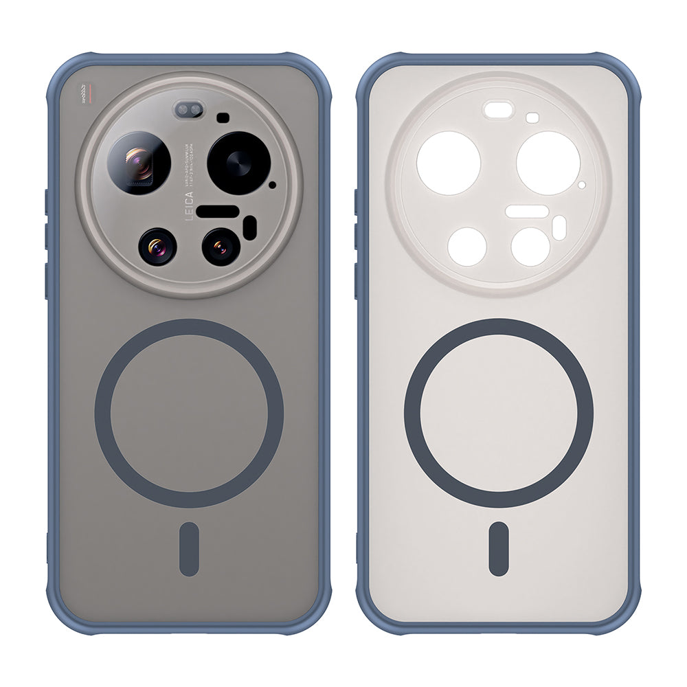 MagSafe Case for Xiaomi 17 Ultra, Techsuit, HaloFrost II, Navy Blue
