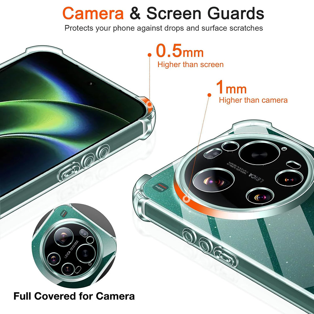 MagSafe Case for Xiaomi 17 Ultra, Techsuit, Shockproof, Transparent