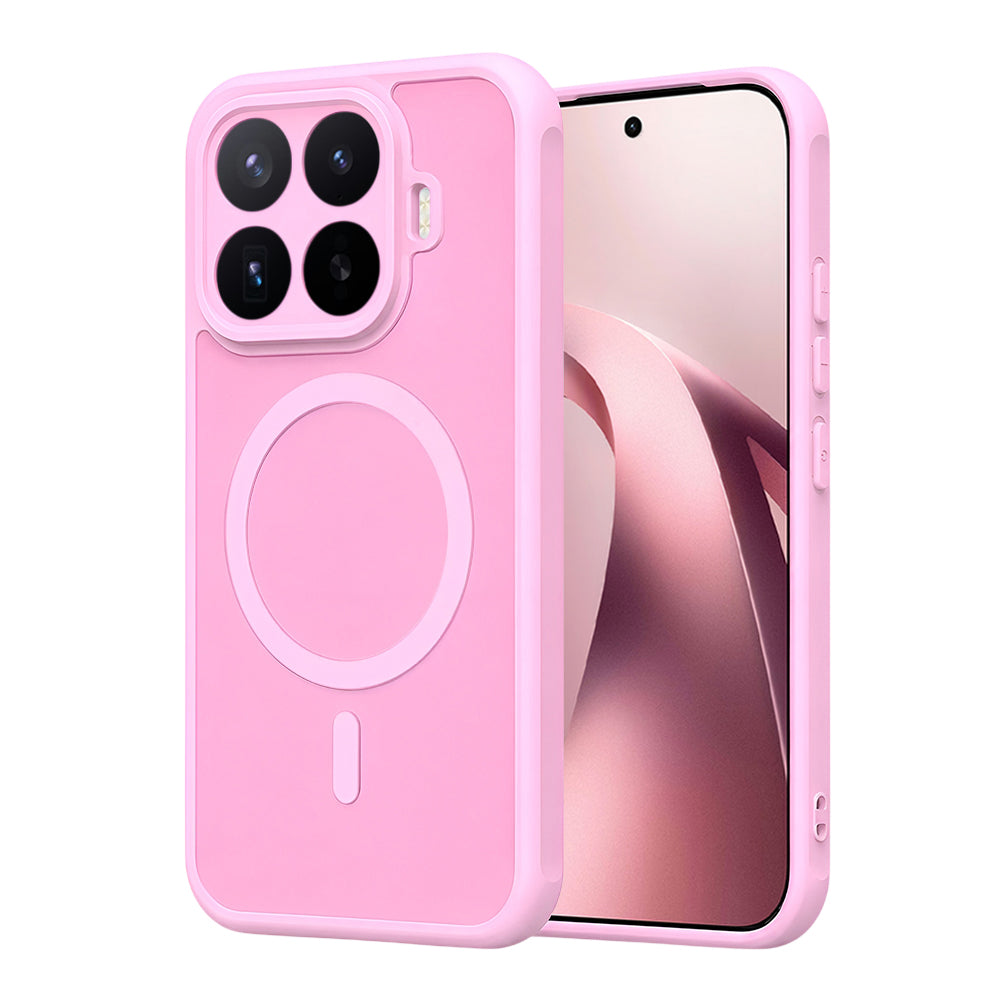 MagSafe Case for Xiaomi 17T, Techsuit, HaloFrost II, Pink